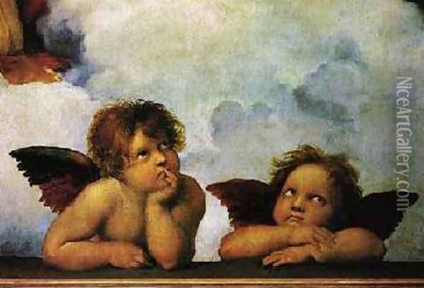 Cherubini Oil Painting - Raphael