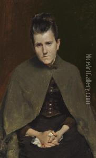 Well, I Should Not Murmur, For God Judges Best Oil Painting - William Merritt Chase