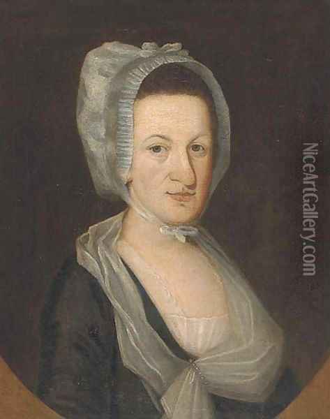 Portrait of Sarah Webster (b.1730) Oil Painting - English School