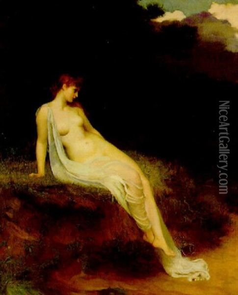 Nude Oil Painting - Philip Hermogenes Calderon