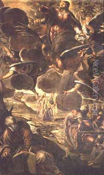 The Ascension of Christ Oil Painting - Jacopo Tintoretto (Robusti)