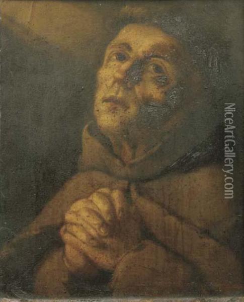 Santo Francescano Oil Painting - Lorenzo Cardi