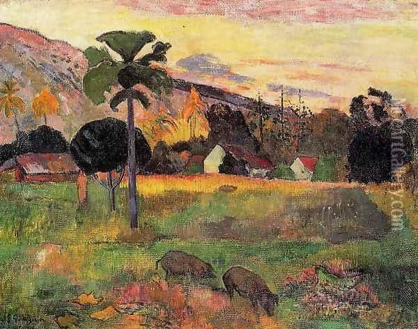 Haere Mai Venezi Aka Come Here Oil Painting - Paul Gauguin