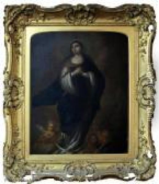 Theimmaculate Conception Oil Painting - Bartolome Esteban Murillo