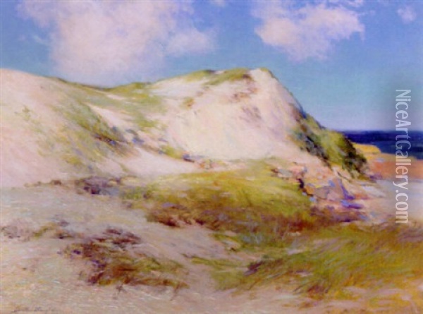 Dunes Scene Oil Painting - Bertha Menzler Peyton