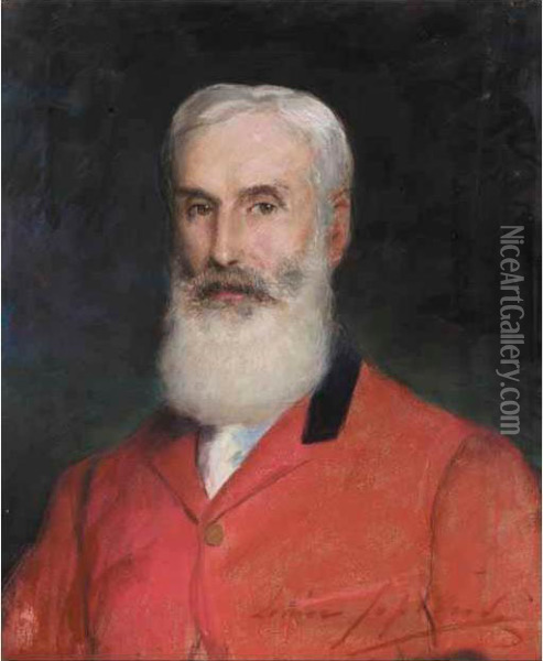 Portrait Of Mr Lionel Midpath Oil Painting - Louise Jopling