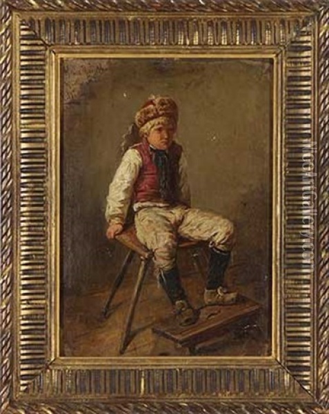 Hans Gunther-willingshausen Oil Painting - Karl Boeker