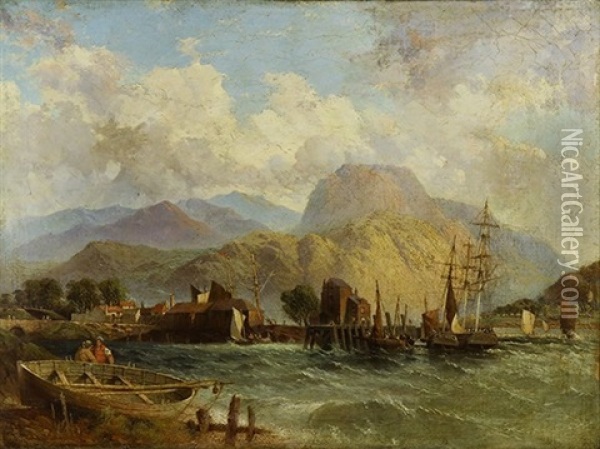 Corpach, Loch Eil Oil Painting - Edmund Thornton Crawford