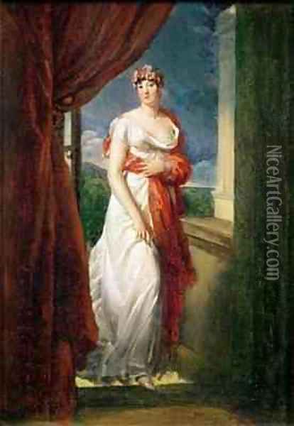 Madame Tallien 1773-1835 Oil Painting - Baron Francois Gerard