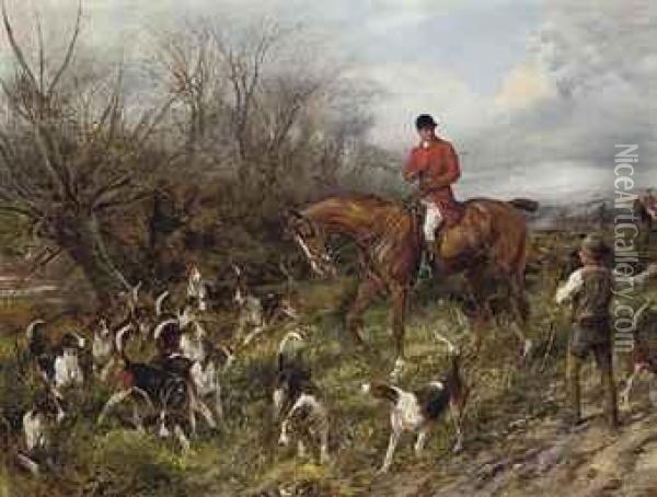 The Lost Scent Oil Painting - Heywood Hardy
