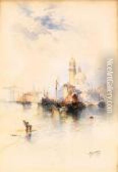 Venice Oil Painting - Thomas Moran