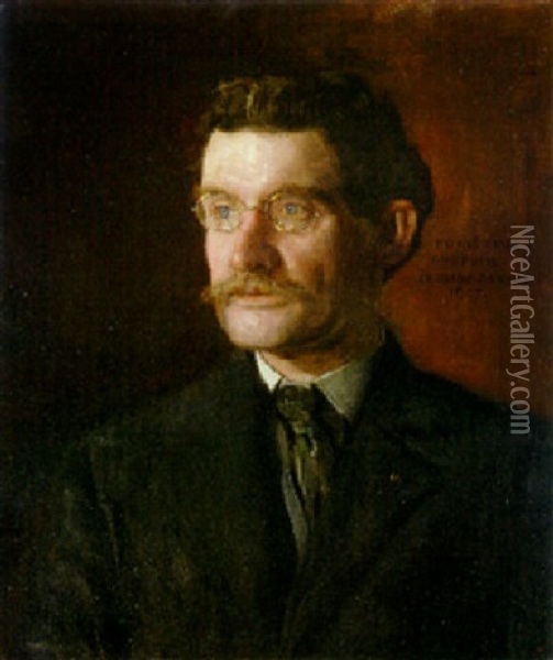 Portrait Of Thomas J. Eagan Oil Painting - Thomas Eakins