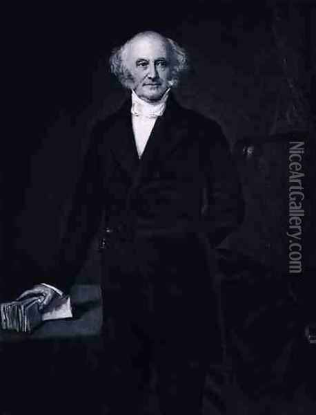 Martin Van Buren 8th President of the United States of America Oil Painting - George Peter Alexander Healy