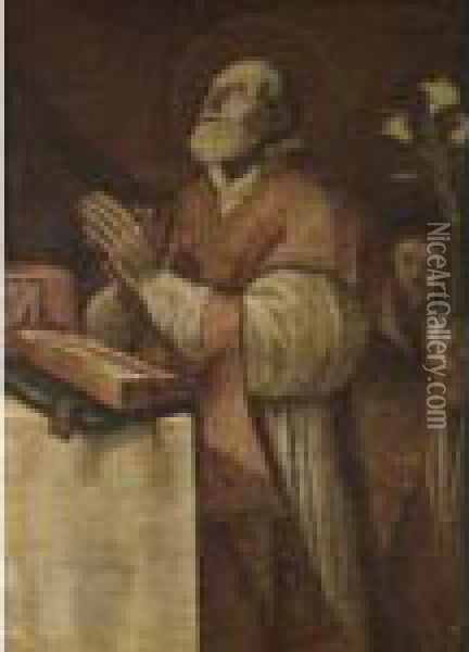 The Vision Of Saint Fillippo Neri Oil Painting - Guido Reni