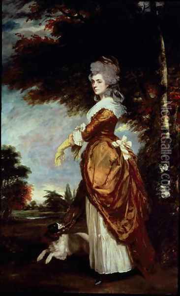 Mary Amelia, 1st Marchioness of Salisbury 1750-1835, 1780-1 Oil Painting - Sir Joshua Reynolds
