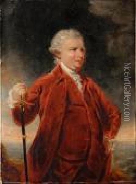 Portrait Of Augustus, 1st Viscount Keppel Oil Painting - Sir Joshua Reynolds