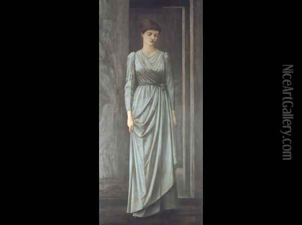Lady Windsor Oil Painting - Sir Edward Coley Burne-Jones
