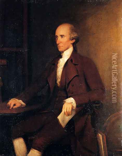 Portrait Of Warren Hastings, First Governor-General Of India (1732-1818) Oil Painting - John Thomas Seton