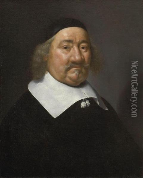 Bildnis Eines Herrn Oil Painting - Jan Van Bijlert