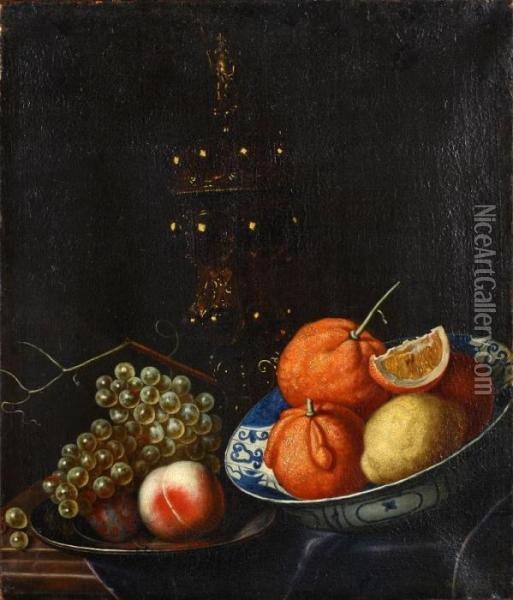 Nature Morte Aux Fruits Oil Painting - Willem Kalf