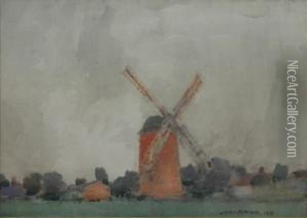 Wenhaston Mill Oil Painting - James Paterson