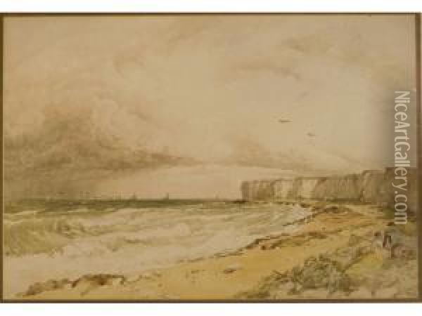 Kent Coastalscene Oil Painting - James Price