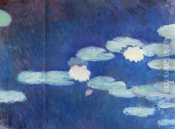 Water-Lilies I Oil Painting - Claude Oscar Monet