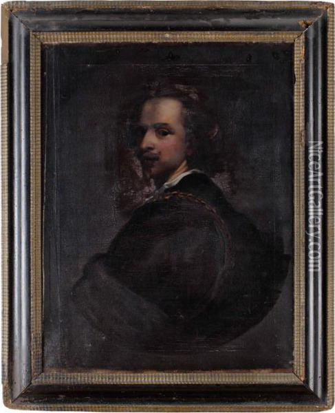 Sjalvportratt Oil Painting - Sir Anthony Van Dyck