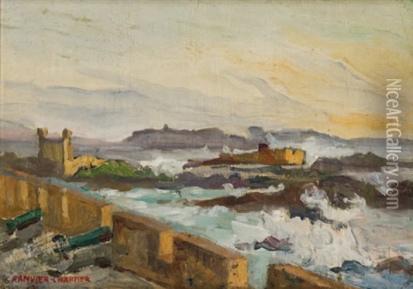 Les Remparts D'essaouira Oil Painting - Lucie Ranvier-Chartier