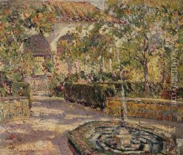 Alcazar Gardens, Seville Oil Painting - Colin Campbell Cooper