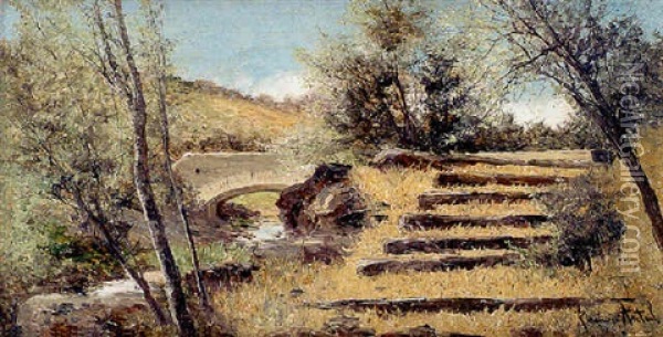 Puente De El Angalero Oil Painting - Manuel Ramos Artal