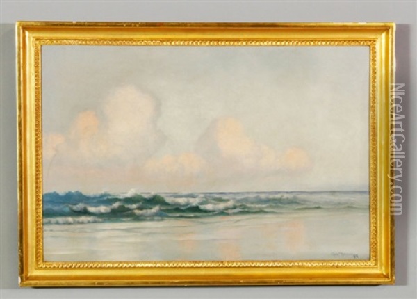 Ocean Scene Oil Painting - Charles Torrey