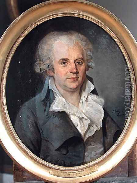 Georges-Jacques Danton, 1793 Oil Painting - L. L. Schilly