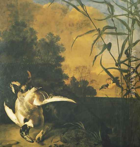 Duck Hunt Oil Painting - Daniel Schultz