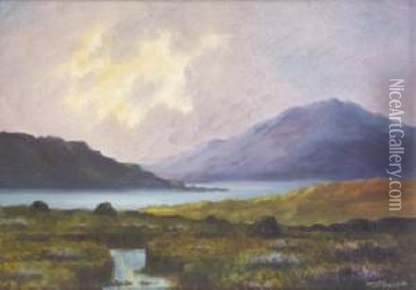 Evening, Connemara Oil Painting - Douglas Alexander