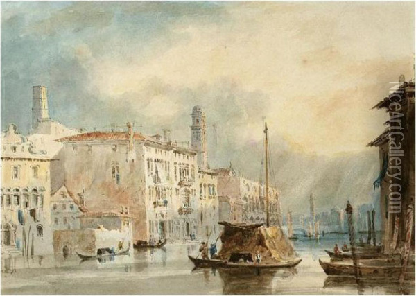Venice Oil Painting - Samuel Prout