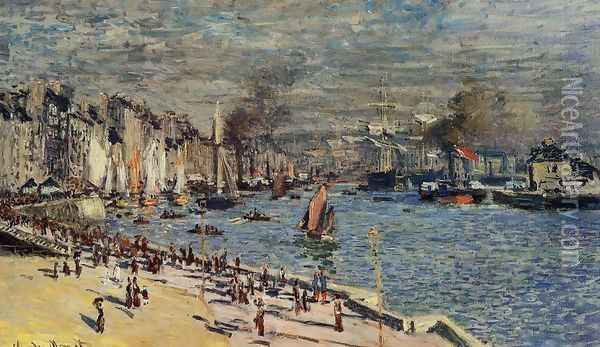 View Of The Old Outer Harbor At Le Havre Oil Painting - Claude Oscar Monet