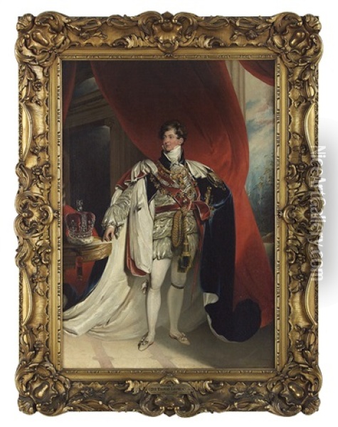 Portrait Of George, Prince Regent, Later King George Iv Oil Painting - Thomas Lawrence