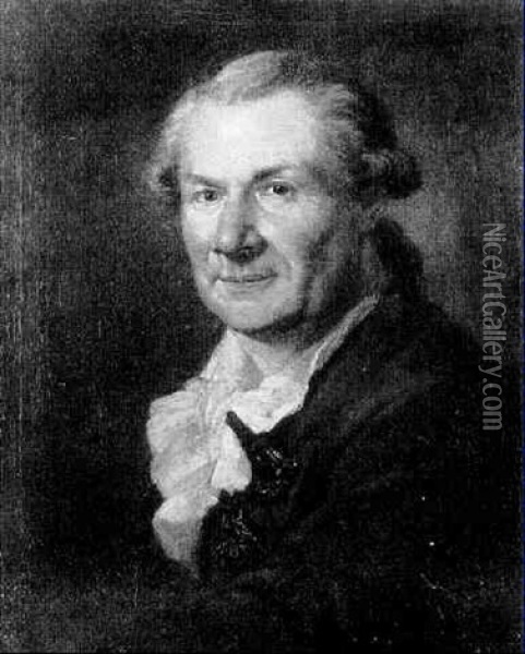 Brustbild Eines Herrn Oil Painting - Johann Georg Josef Edlinger