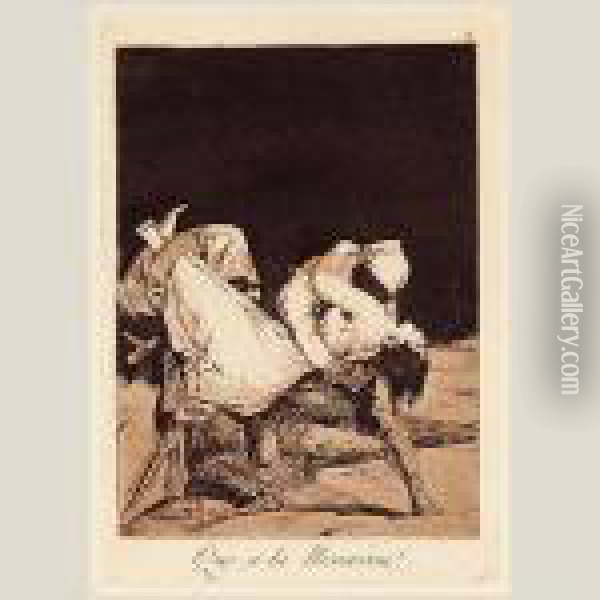 que Se La Llevaron! Oil Painting - Francisco De Goya y Lucientes