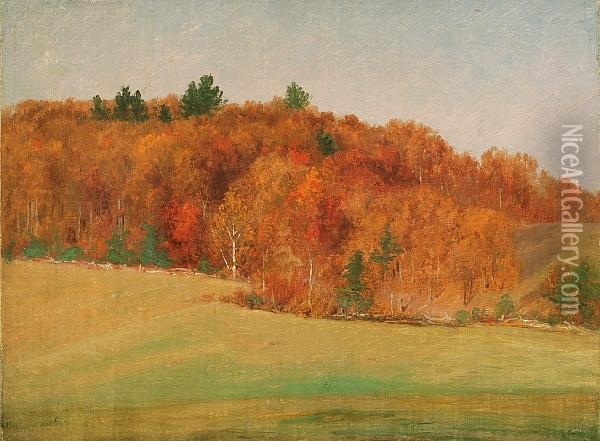 Autumn Lanscape Oil Painting - John Bunyan Bristol