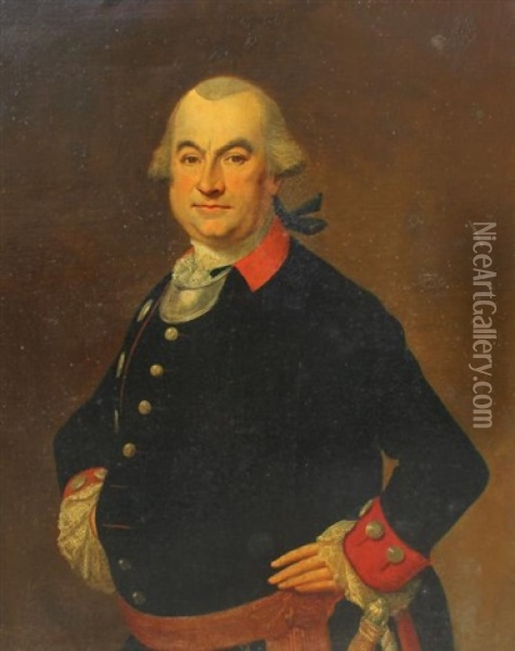 Portrait Of Jacob Hendrik Van Suchtelen Oil Painting - Jean Baptiste Bernard Coclers
