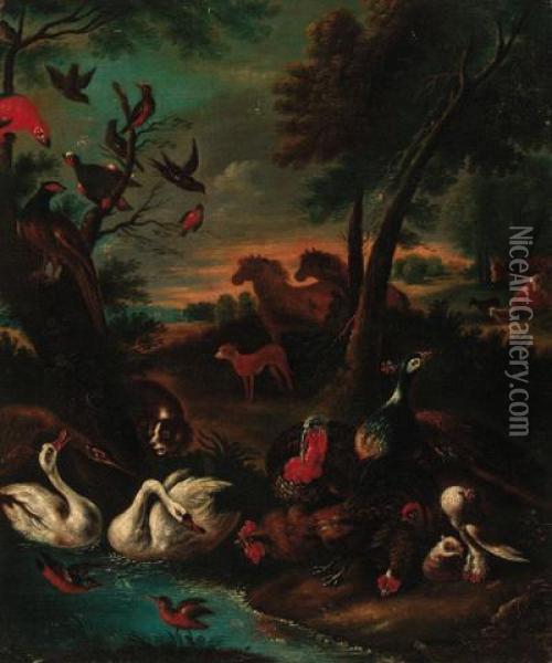 The Garden Of Eden Oil Painting - Adriaen de Gryef