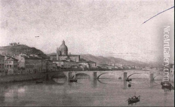San Frediano, Florence Oil Painting - Edward William Cooke