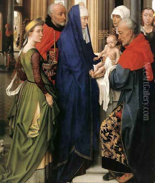 Adoration of the Magi (detail 2) Oil Painting - Rogier van der Weyden