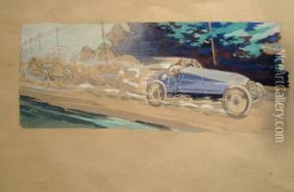 Coupe Vanderbilt Oil Painting - Ernest Montaut