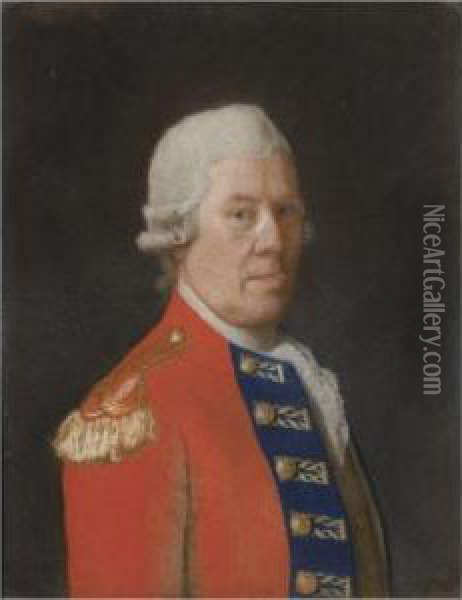 Portrait Of General Cholmondeley Oil Painting - Etienne Liotard