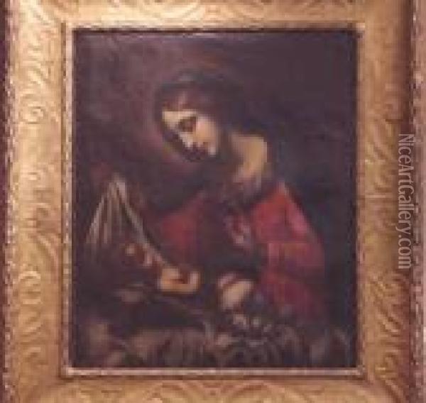 Madonna And Child Oil Painting - Carlo Dolci