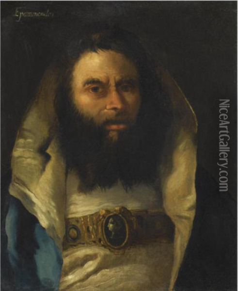 Epaminondas Oil Painting - Giovanni Domenico Tiepolo
