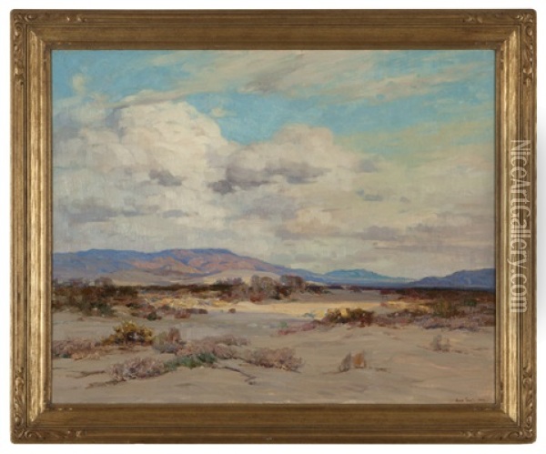 Desert Clouds Oil Painting - John Frost